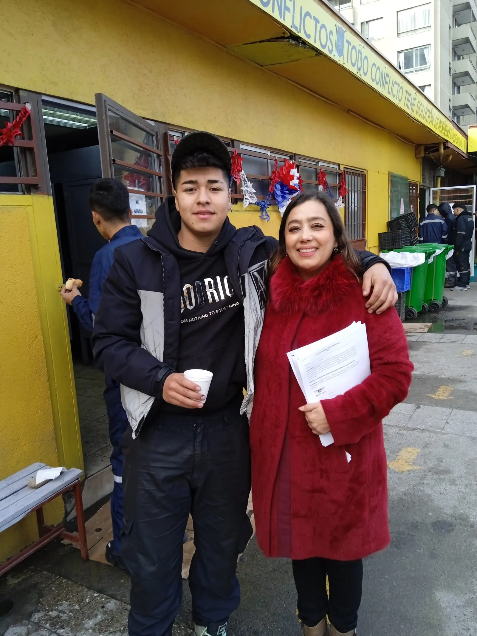 Actividad de la comunidad escolar lautarina